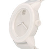 Movado Bold Women's White Ceramic Silver Dial Swiss Quartz Watch 3600802