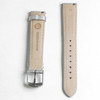 Michele Women's 16mm Silver Leather Watch Band 301941009