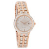 Citizen Eco-Drive Silhouette Women's Crystal Rose Gold Tone Watch EW2348-56A