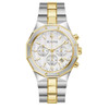 Bulova Prestige Men's Quartz White Dial Stainless Steel Watch 98B450