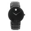 Movado Sapphire Series Men's Black PVD Swiss Quartz Watch 0607179