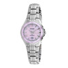 Pulsar  Women's Quartz Pink Dial Stainless Steel Watch VX82-X530