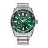 Citizen Men's Tee Time Mickey Green Dial Eco-Drive Watch AW1595-78W