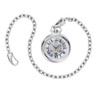 Bulova Sutton Men's Exhibition Automatic Pocket Watch 96A304
