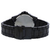 Bulova Crystal Men's Black ION Plated Bracelet Set Quartz Watch 98K119