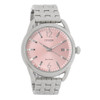 Citizen Eco DRIVE LTR Women's Pink Dial Stainless Steel Watch - FE6080-71X