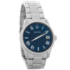 Bulova Wilton Men's Stainless Steel Blue Dial Quartz Watch - 96B386