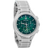 Bulova Curv Men's Green Dial Stainless Steel Chronograph Quartz Watch - 96A297