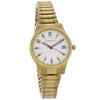 Caravelle By Bulova Women's White Dial Gold Tone Expansion Watch - 44M113