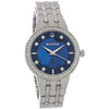 Bulova Women's Phantom Blue Dial Stainless Steel Crystal Quartz Watch - 96L276
