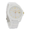 Coach Greyson White Ceramic Women's White Dial Quartz Watch - 14503925