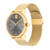 Movado Bold Men's Gunmetal Dial Gold-Tone Quartz Watch 3601309