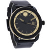 Movado Bold Men's TR90 Black PVD Quartz Watch 3601130