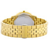 Movado Museum Series Men's Gold Tone Black Dial Diamond Quartz Watch 0607625