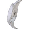 Bulova Men's Crystal Silver Dial Stainless Steel Quartz Watch 96K114