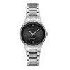 Caravelle by Bulova Women's Black Dial Stainless Steel Watch 43M110
