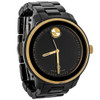 Movado Bold Verso Women's Black Ceramic Black Dial Swiss Quartz Watch 3600936