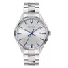 Bulova Men's Silver Dial Stainless Steel Quartz Watch 96B451