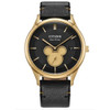 Citizen Disney Mickey Mouse Unisex Black Dial Leather Eco-Drive Watch BV1132-16W