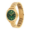 Coach Kitt Women's Gold-Tone Green Dial Quartz Watch 14504535