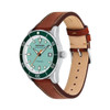 Movado Unisex Heritage Series Calendoplan S Blue-Green Automatic Watch 3650227