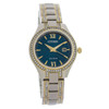 Citizen Eco-Drive Silhouette Women's Two-Tone Crystal Watch FE1234-50L
