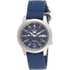 Seiko 5 Men's Blue Dial Blue Canvas Automatic Watch SNK807