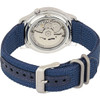 Seiko 5 Men's Blue Dial Blue Canvas Automatic Watch SNK807