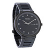 Seiko Essentials Mens Black PVD Stainless Steel Diamond Quartz Watch SUR489