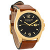 Relógio masculino de quartzo Coach Greyson tom dourado inoxidável com mostrador preto 14602586