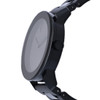 Relógio masculino Movado com acabamento preto ousado e pulseira vestido 3600047
