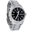 Seiko 5 Mens Day/Date Stainless Steel Black Dial Automatic Watch SRPG27