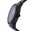 Bulova Crystal Men's Black ION Plated Bracelet Set Quartz Watch 98K119