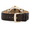 Citizen Eco-Drive Men's  Rose Gold Day/Date Brown Leather Watch BU2013-08E