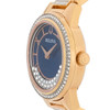 Bulova Women's TurnStyle Rose Gold Plated Stainless Steel Quartz Watch 98L247