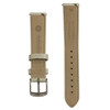 Michele Womens 16mm Off White Leather Watch Band Strap 301720708
