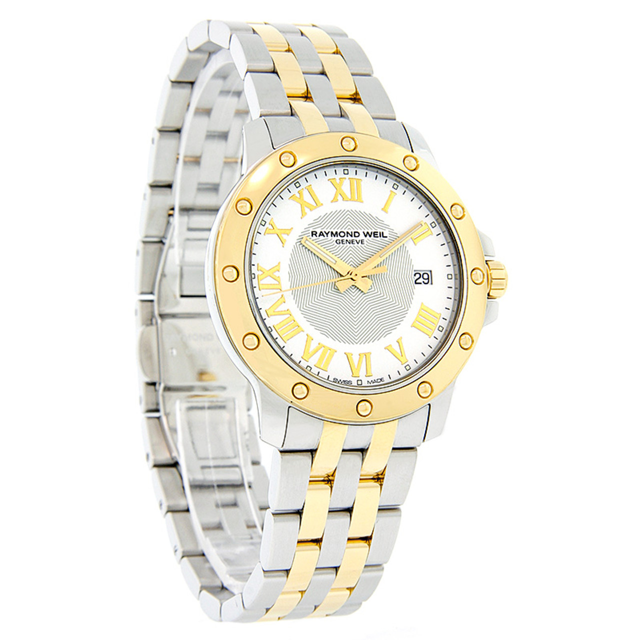 Raymond Weil Tango Men's Two Tone Swiss Quartz Dress Watch 5599-STP-00308