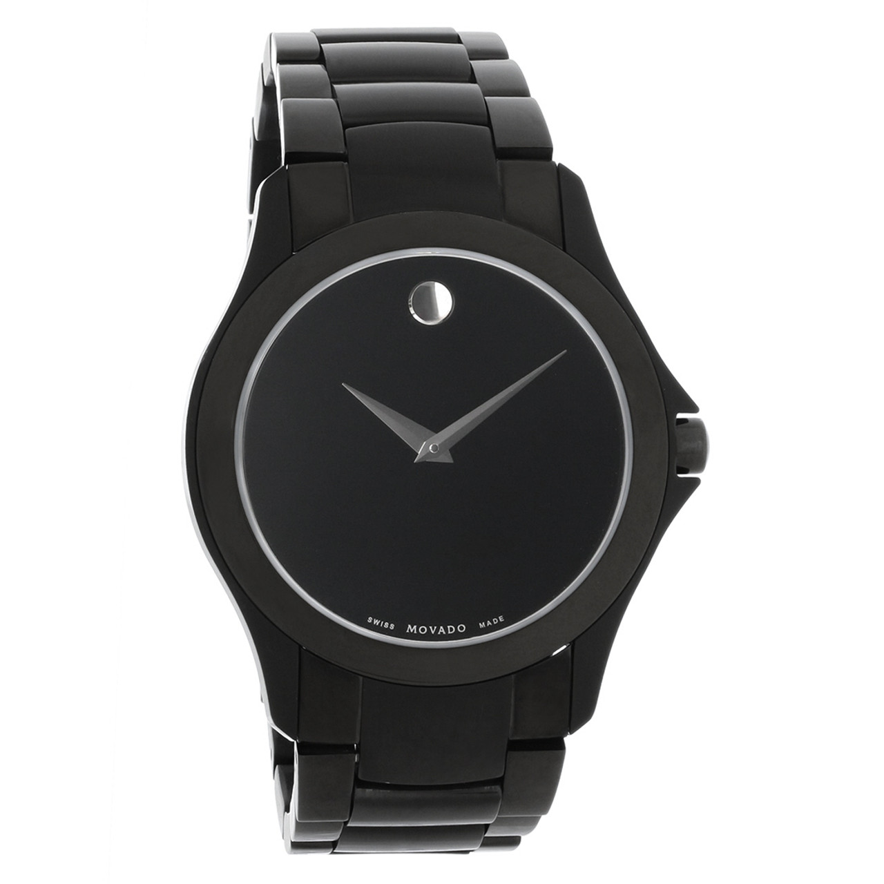 Movado Masino Men's Black PVD Swiss Quartz Watch 0607035