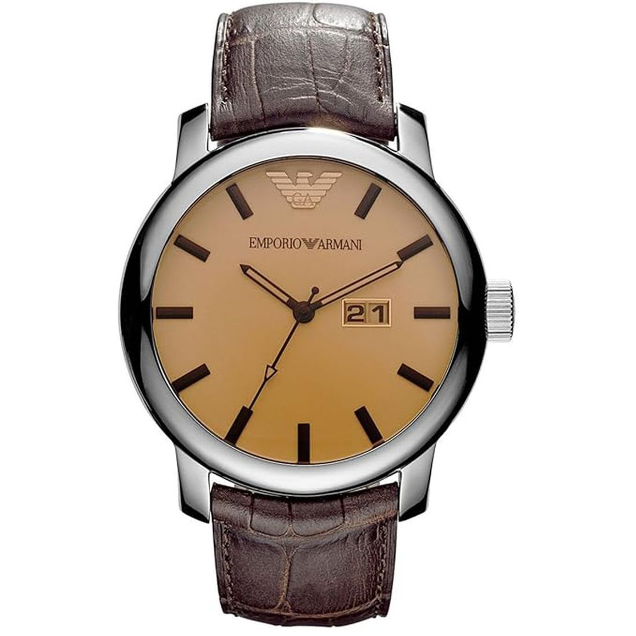 Emporio Armani Analog Brown Dial Men's Quartz Watch AR0429
