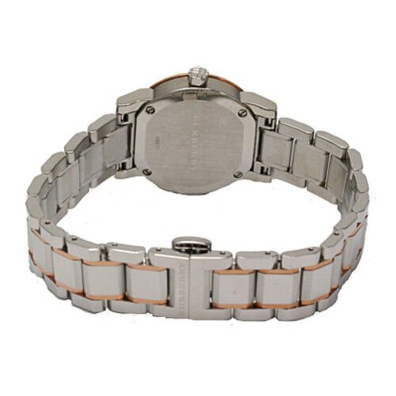 Burberry Women's The City Diamonds Two-Tone Rose Gold-Tone Quartz Watch BU9214