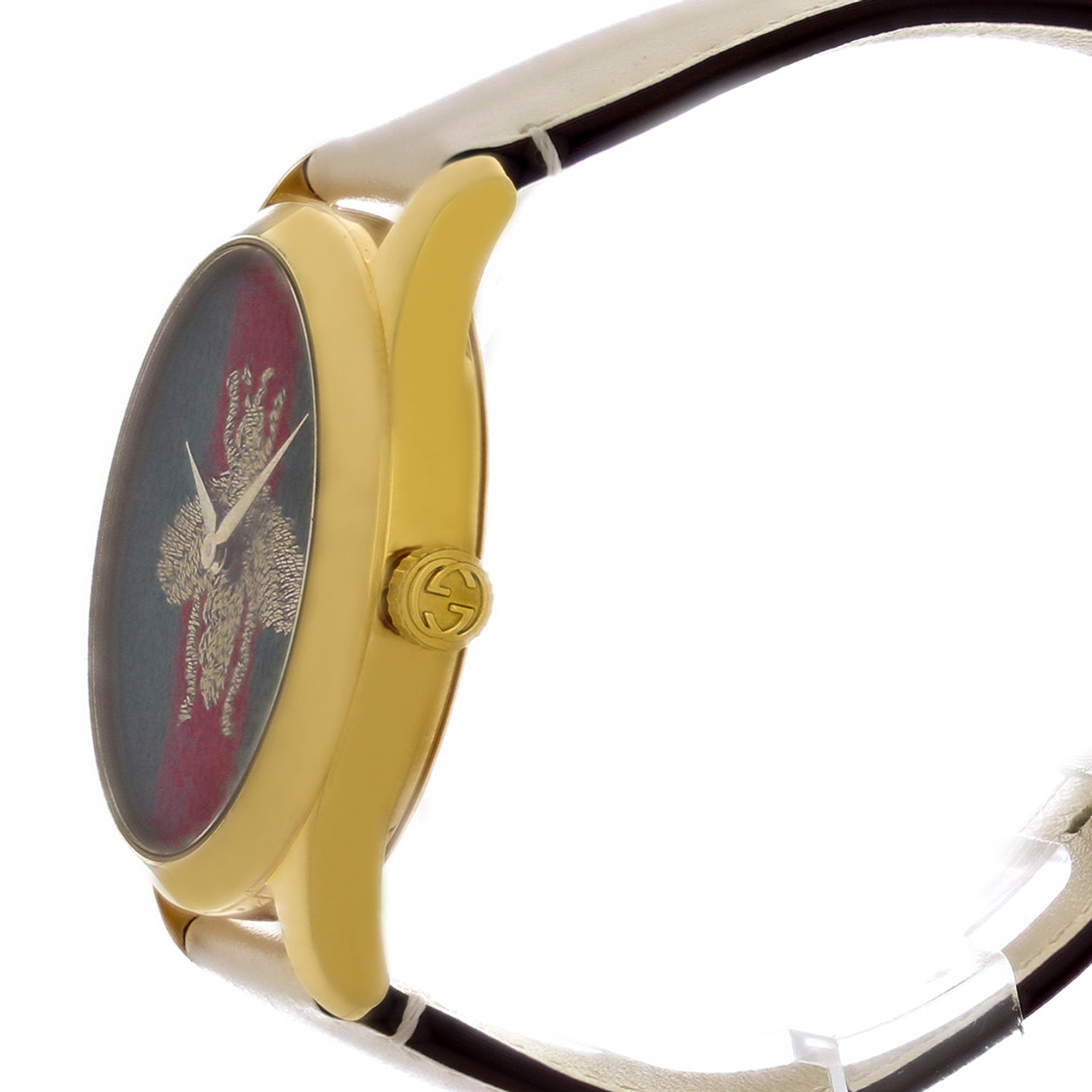 Gucci G-Timeless Women's Gold Plated Stainless Steel Quartz Watch YA1264128