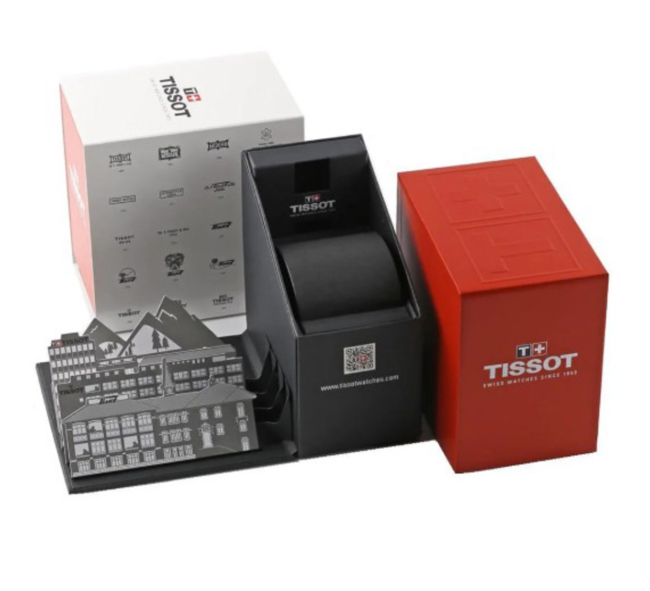 Tissot Bridgeport Women's Black Leather Swiss Quartz Watch T097.010.16.038.00