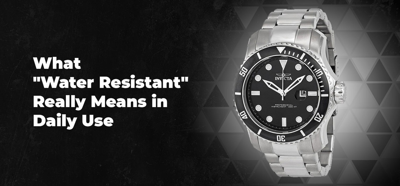 What "Water Resistant" Really Means in Daily Use