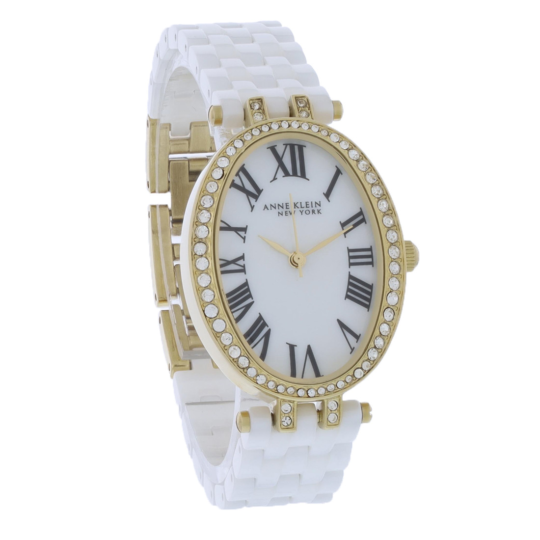 Anne Klein Women's Gold Tone PVD & Ceramic Quartz Watch 12