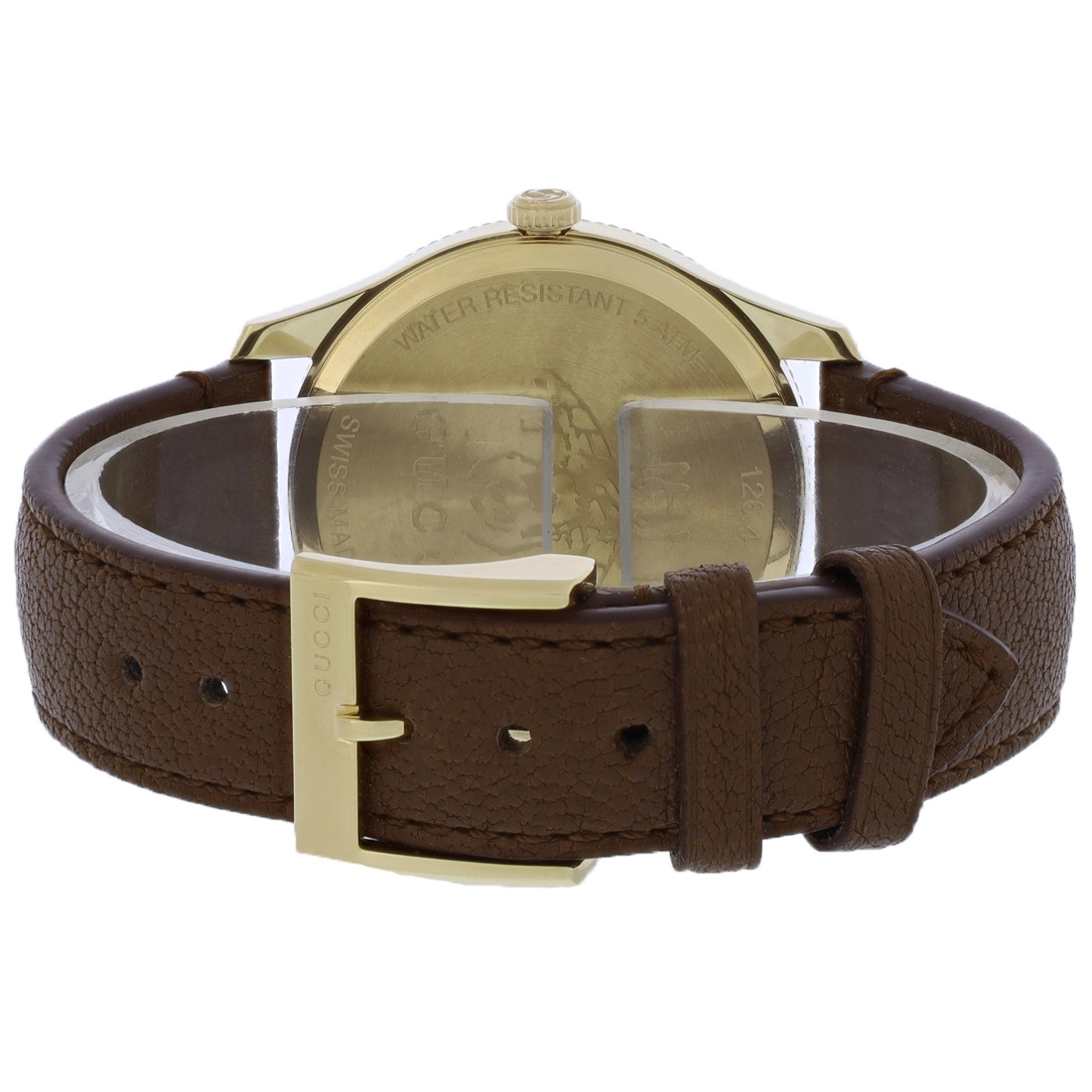 Gucci G-Timeless Series Unisex Gold Tone Swiss Quartz Watch