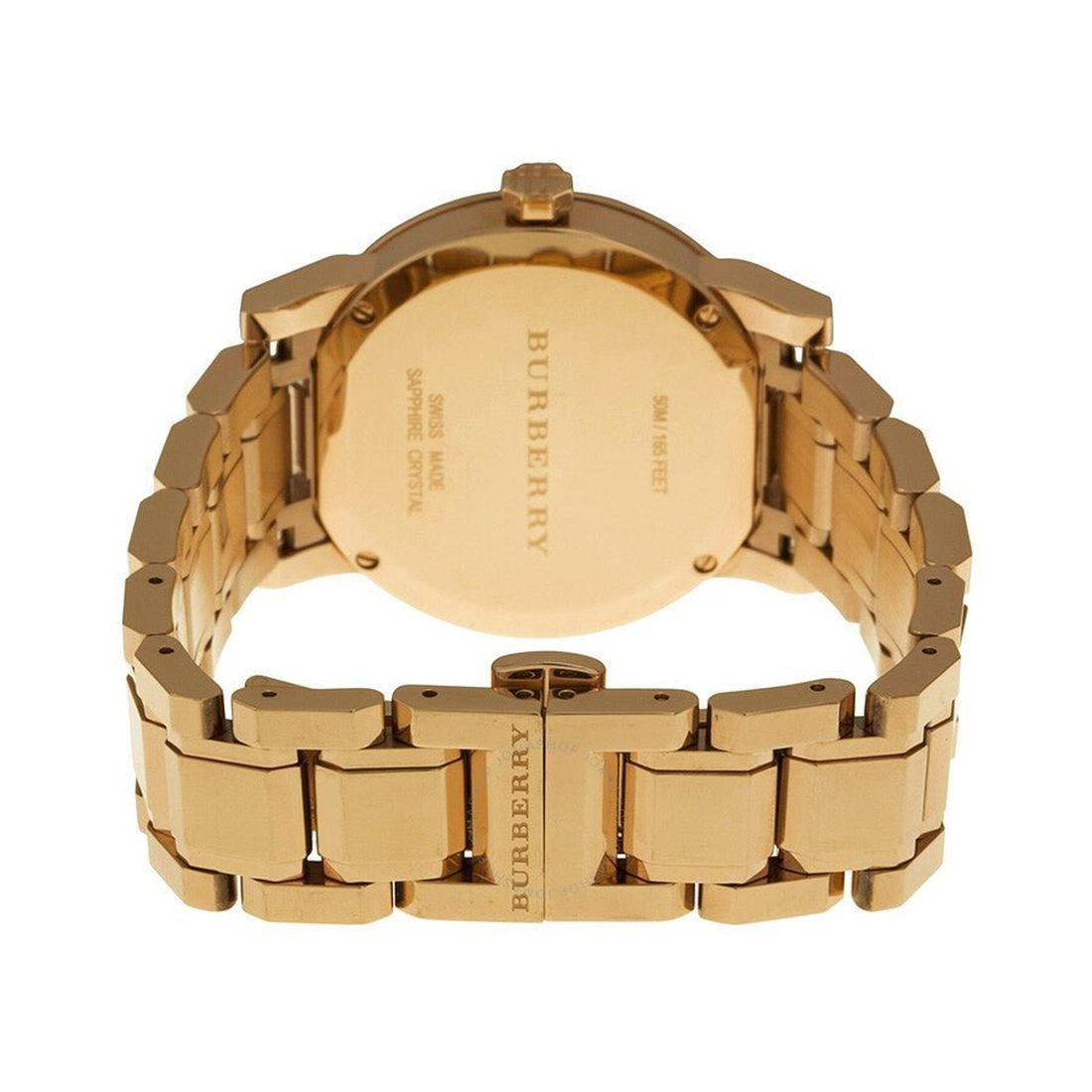 Burberry The City Light Women's Brown Dial Rose Gold-Tone Quartz
