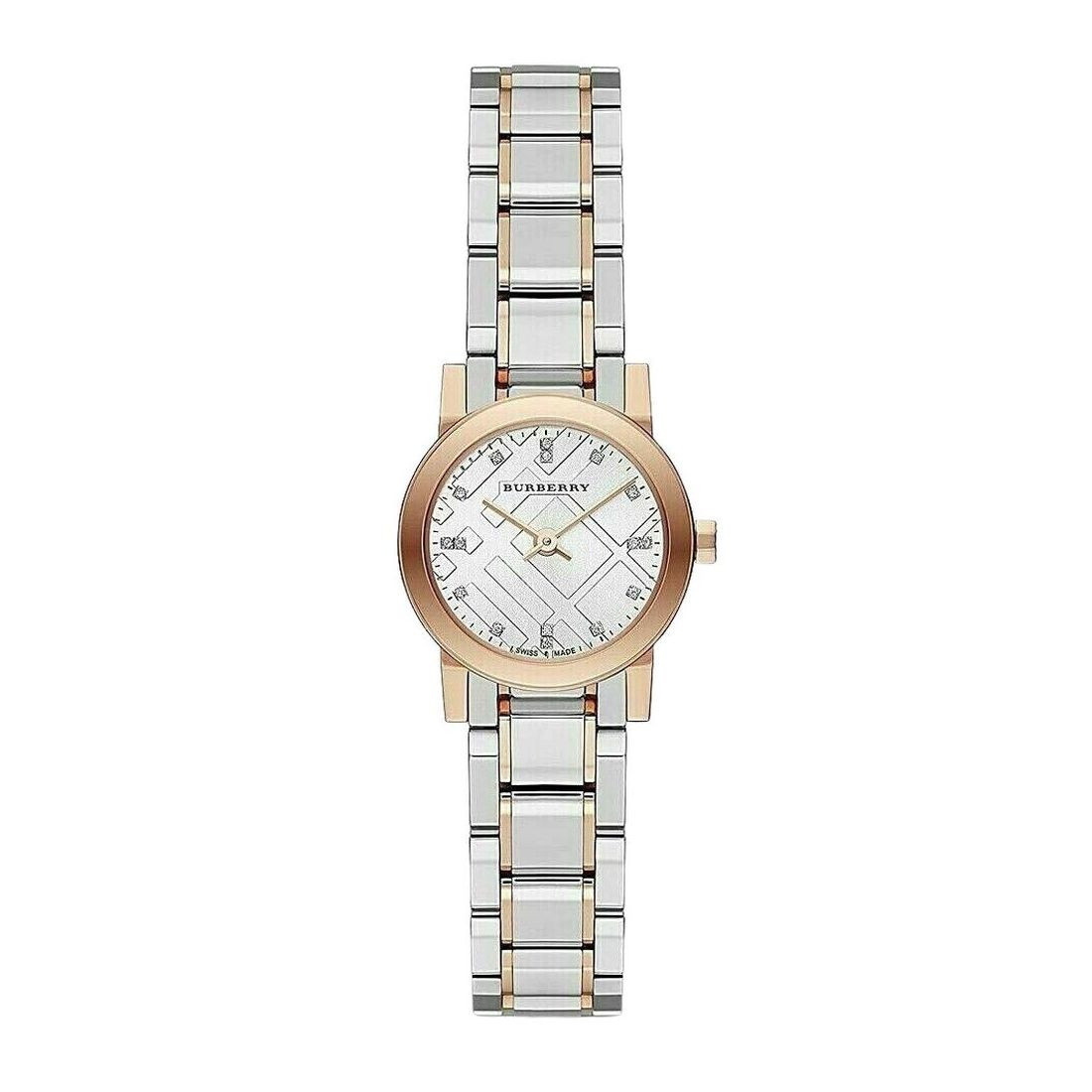 Burberry Women's The City Diamonds Two-Tone Rose Gold-Tone Quartz