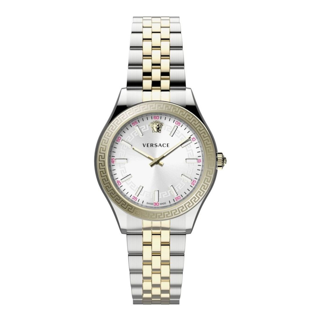 Versace Hellenyium Two Tone Stainless Steel Quartz Women's Watch