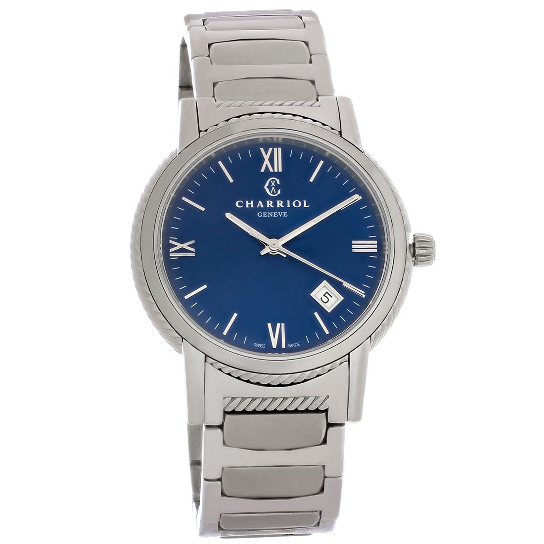 Philippe Charriol Parisii Men's Stainless Steel Quartz Watch P40S2