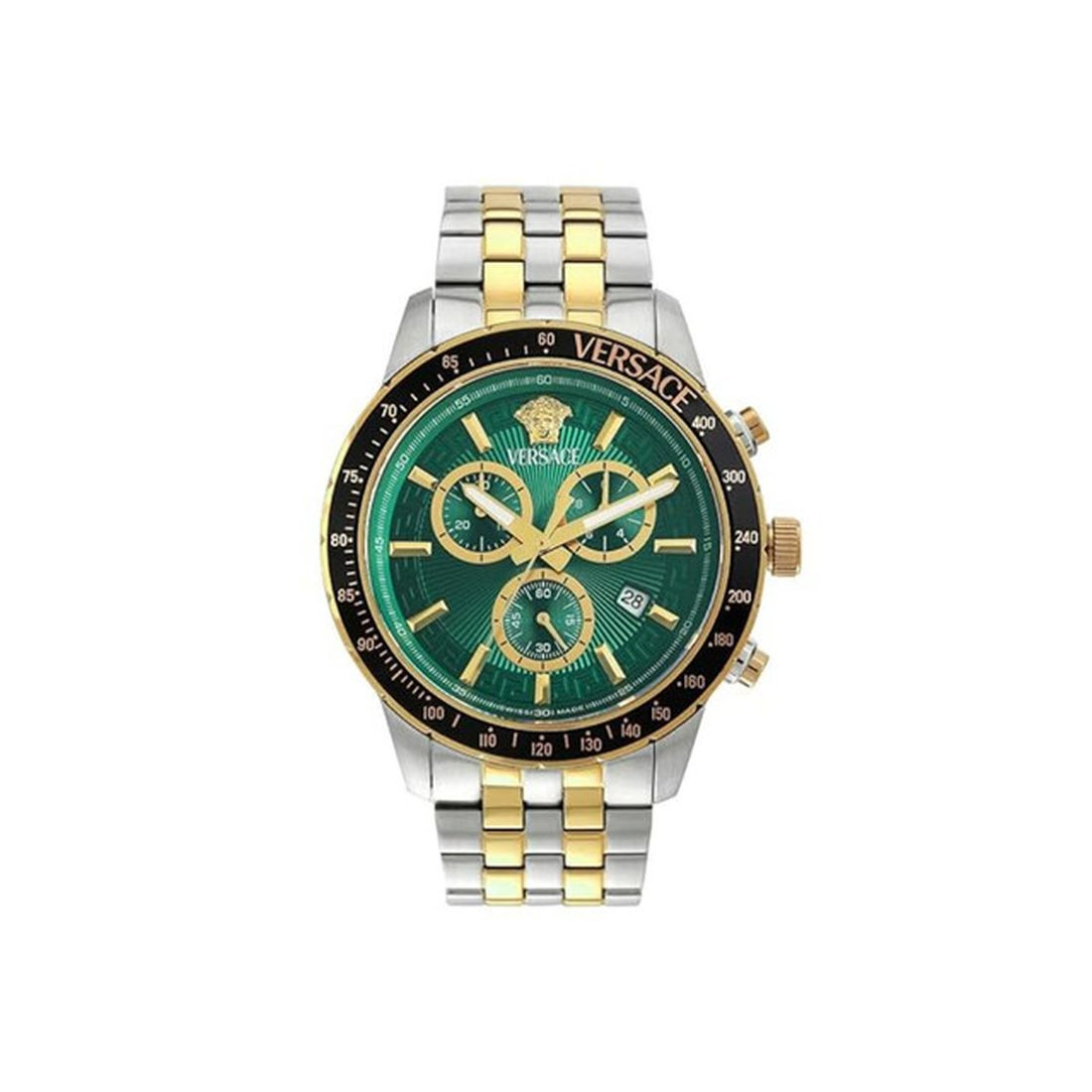 Versace Sport Chrono Men's Green Dial Quartz Watch VEZCA0524